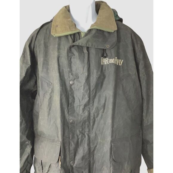 VTG FAR AND AWAY Cast Crew Gift Irish Waxed Utility Jacket GLANDORE Tom Cruise M - Picture 5 of 11